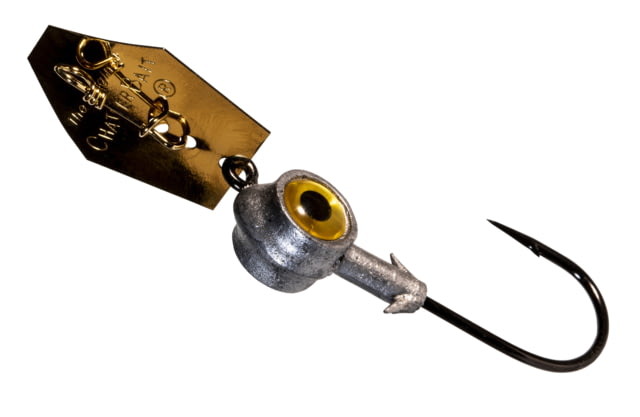 Z-man Eye Strike Chatterbait 5/0 3/8 oz Gold 2 Pack