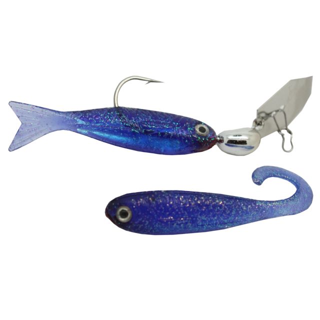 Z-man Flashback Mini Swim Jig 1/8oz Silver/Blue