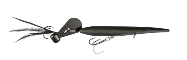 Z-man Hellraizer Topwater Hard Bait Lure Matte Black 4in 3/8oz
