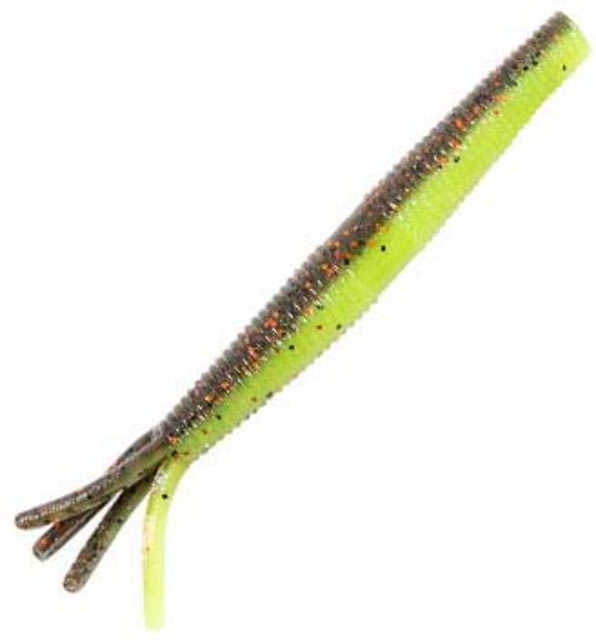 Z-man Hula Stickz Soft Bait 6 pack 4in Coppertreuse