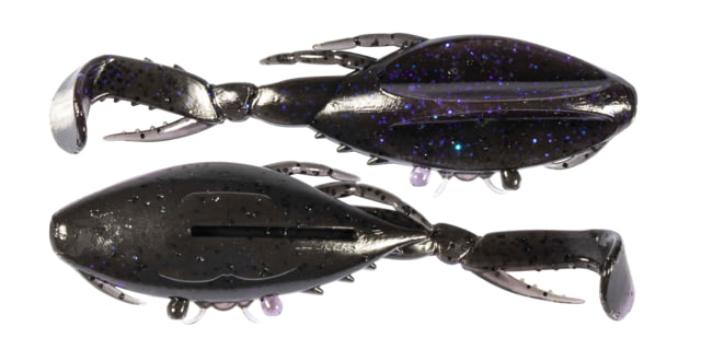 Z-man Kicker Crabz Soft Baits 3 pack 3.5 in Purple Demon