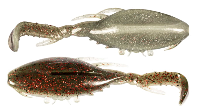 Z-man Kicker Crabz Soft Baits 3 pack 3.5 in Redbone