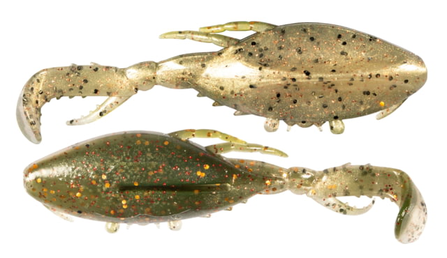 Z-man Kicker Crabz Soft Baits 3 pack 3.5 in Redfish Toad