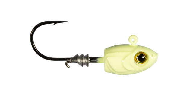 Z-man Micro Shad Jig Head 4 Pack Glow 1/32oz