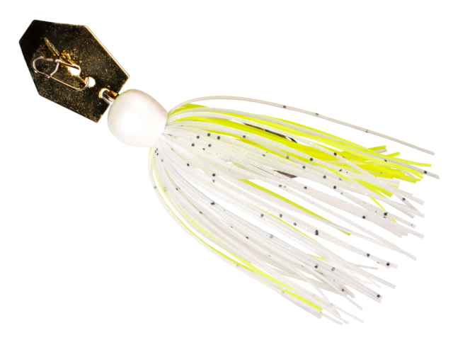 Z-man Mini Max Chatterbait Jig Head 1/4oz Chartreuse/White