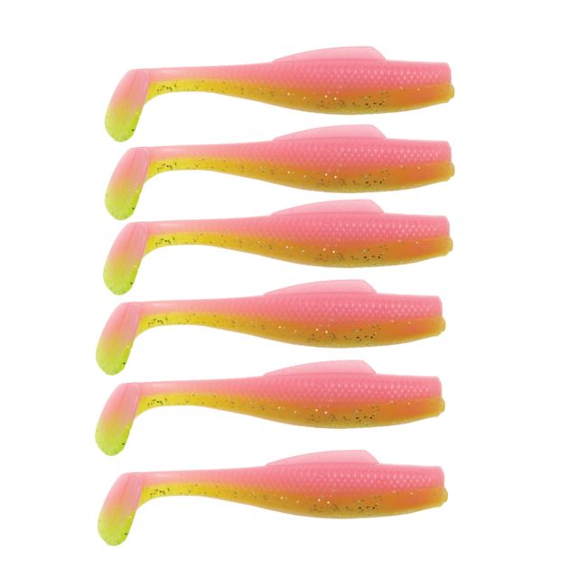 Z-man Elaztech Minnowz Swimbaits 6 Pack 3in Electric Chicken