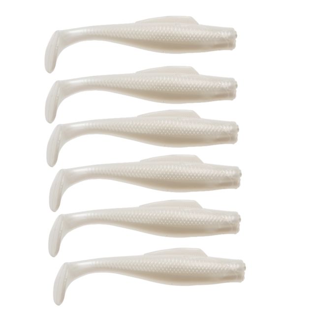 Z-man Elaztech Minnowz Swimbait 6 pack 3in Pearl