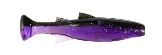 Z-man Mulletron Swimbait Lure 3 Pack Purple Demon 4in