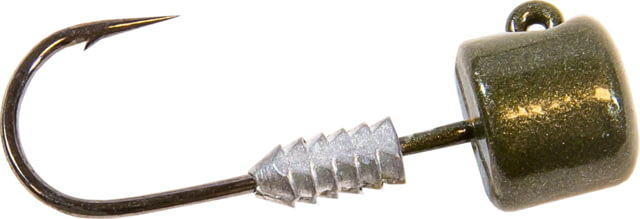 Z-man Ned Lockz Jighead Green Pumpkin 1/10oz 5 per Pack