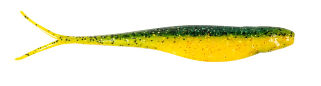 Z-man Scented Jerk Shadz Soft Bait 5 pack 4 in Pro Yellow Perch
