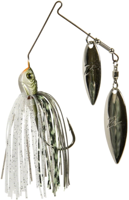 Z-man Slingbladez Power Finesse Double Willow Spinner Baits Fishing Hook 1/4oz 1 Piece Greenback Shad