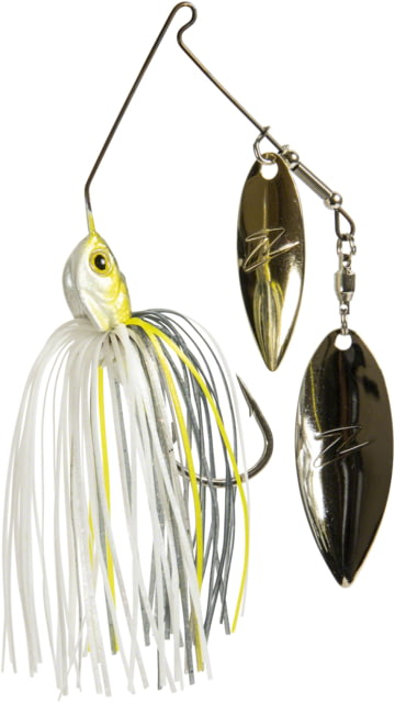 Z-man Slingbladez Power Finesse Double Willow Spinner Baits Fishing Hook 3/8oz 1 Piece Blue Herring