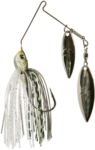 Z-man Slingbladez Power Finesse Double Willow Spinner Baits Fishing Hook 3/8oz 1 Piece Greenback Shad