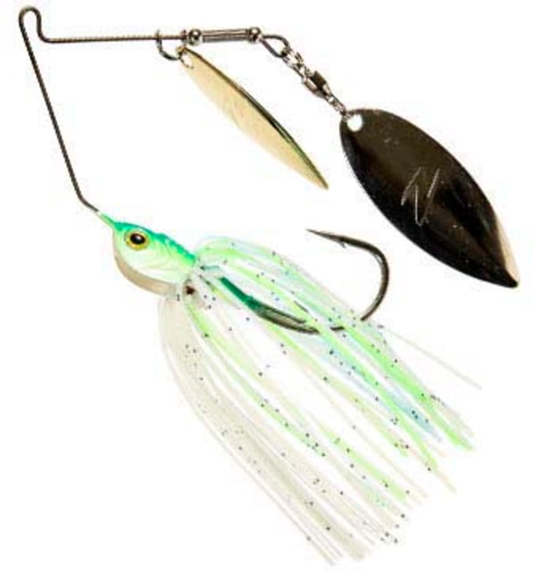 Z-man Slingbladez Power Finesse Double Willow Spinner Bait Fishing Hook 1/4oz 1 Piece Blue Herring