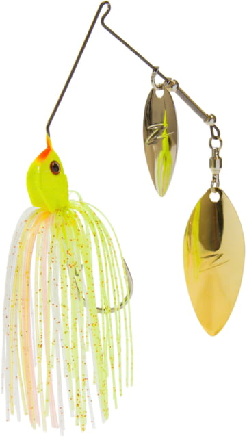Z-man Slingbladez Double Willow Spinner Bait Fishing Hook 5/0 Hook 3/8oz 1 Piece Red Perch