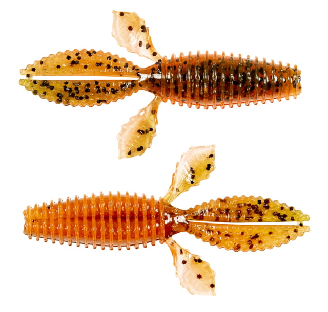 Z-man TRD Bugz Soft Bait 6 2.75in Green Pumpkin-Orange