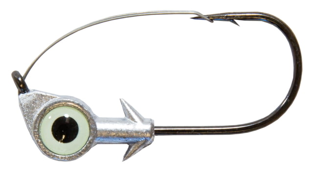 Z-man Weedless Eye Jigheads Glow 1/8oz 3 per Pack
