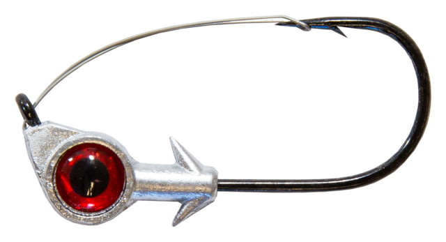 Z-man Weedless Eye Jigheads Red 1/8oz 3 per Pack