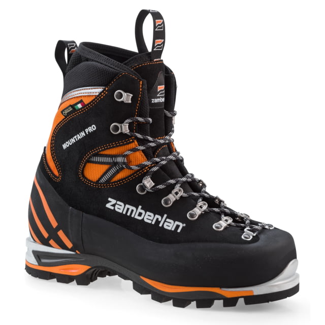 Zamberlan  Mountain Pro Evo GTX RR Hiking Shoes - Men's PFAS-Free Black/Orange 12