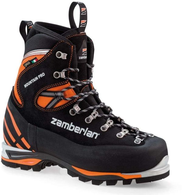 Zamberlan Mountain Pro Evo GTX RR Mountaineering Shoes - Men's Black/Orange 9.5 US Medium