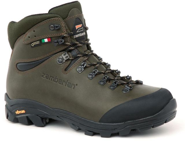 DEMO Zamberlan Vioz Hike GTX RR Hiking Shoes - Men's Waxed Forest 10.5 US Medium