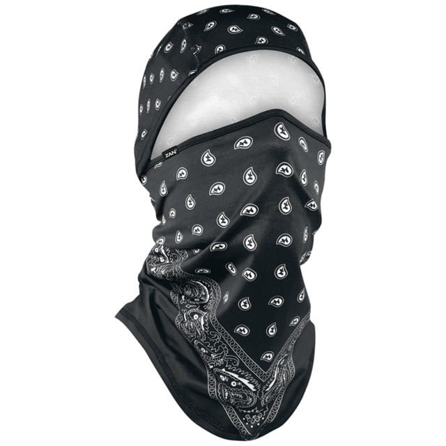 Zan Headgear Sportflex Series Balaclava - Men's One Size Black Paisley