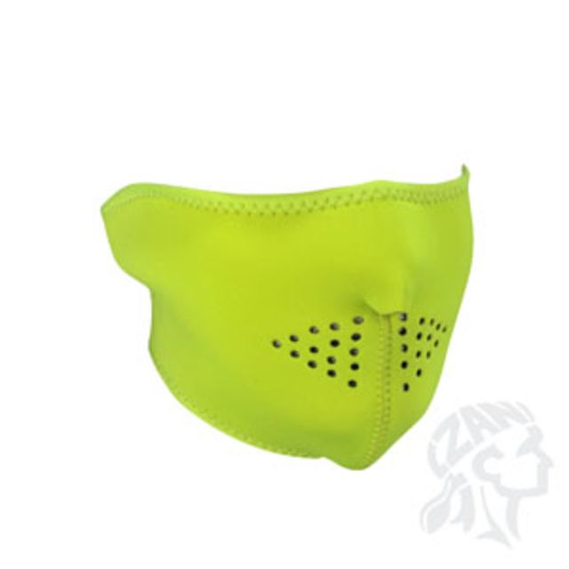 Zan Headgear Neoprene Half Mask High-Visibility Lime