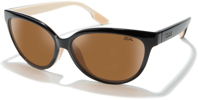 Zeal Optics Ande Plant-Based Cat-Eye Fashion Polarized Sunglasses Coffee/Copper Medium