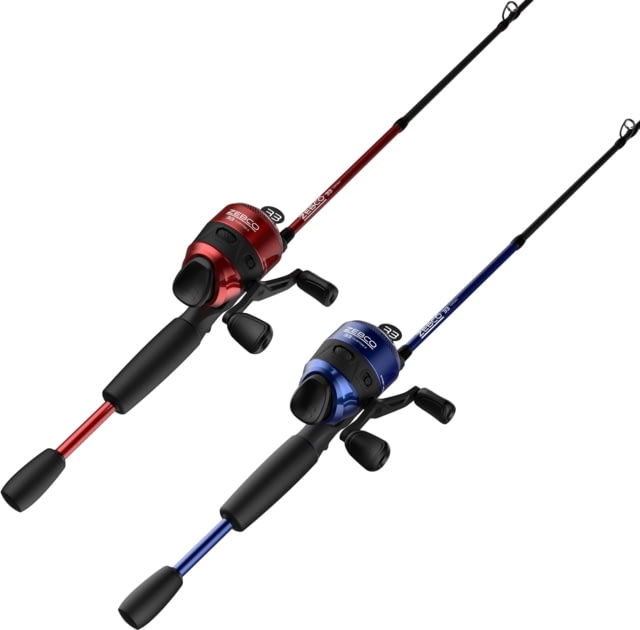 Zebco 33 CustZ Spincast Combo 6ft Medium Moderate Fast 2 Pieces Red