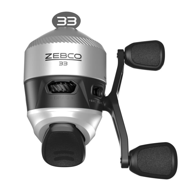 Zebco 33 Spincast Reel SZ 30 Reel Changeable Righ/Left Retrieve Built-In Bite Alert Durable All-Metal Gears Pre-Spooled w/ 10lb Zebco Cajun Fishing