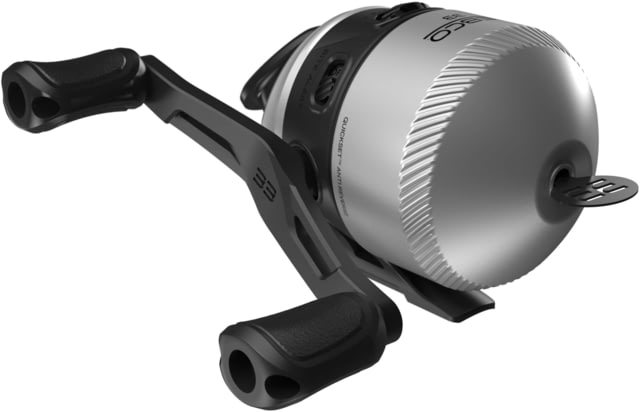 Zebco 33 Spincast Reel SZ 30 Reel Changeable Righ/Left Retrieve Built-In Bite Alert Durable All-Metal Gears Pre-Spooled w/ 10lb Zebco Cajun Fishing