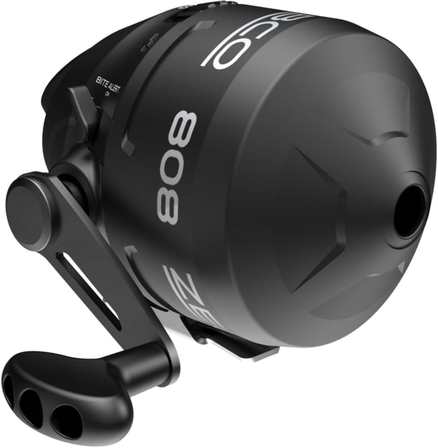Zebco 808 Spincast Reel SZ 80 Reel Changeable Righ/Left Retrieve Pre-Spooled w/ 20lb Zebco Fishing Line Dial-Adjustable Magnum Drag Black