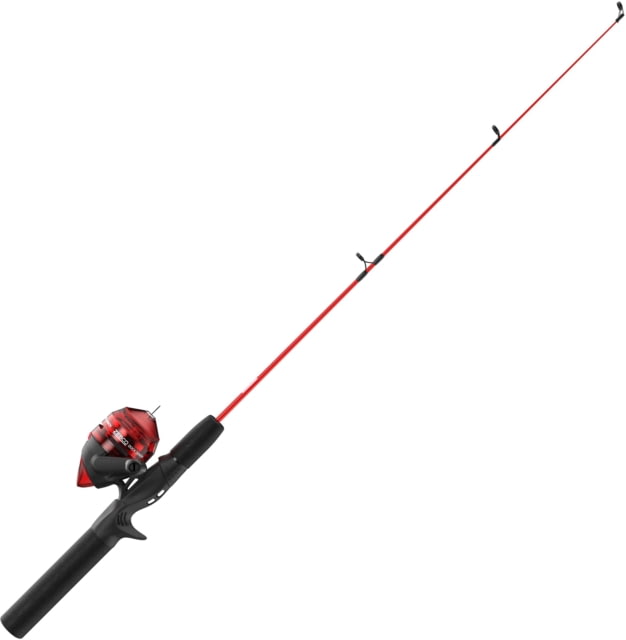 Zebco Dock Demon Spincast Combo Rod 30in Medium Moderate 1 Pieces Red