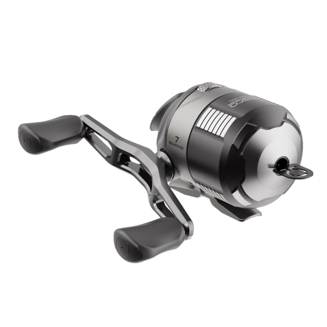 Zebco Omega Pro Spincast Reel SZ 20 Reel Dual Ceramic Pick-up Pins Solid-Brass Pinion Gear GlideLine ll Line Retrieval System Pre-Spooled w/ 6lb