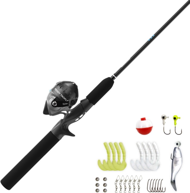 Zebco Ready Tackle Spincast Combo Rod 5ft 6in Medium-Light Moderate-Fast 2 Pieces