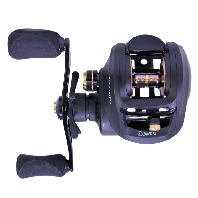 Quantum Smoke Heavy Duty Baitcast Reel 7.3-1 6+1 Right Hand Black SHD200HPTBX2