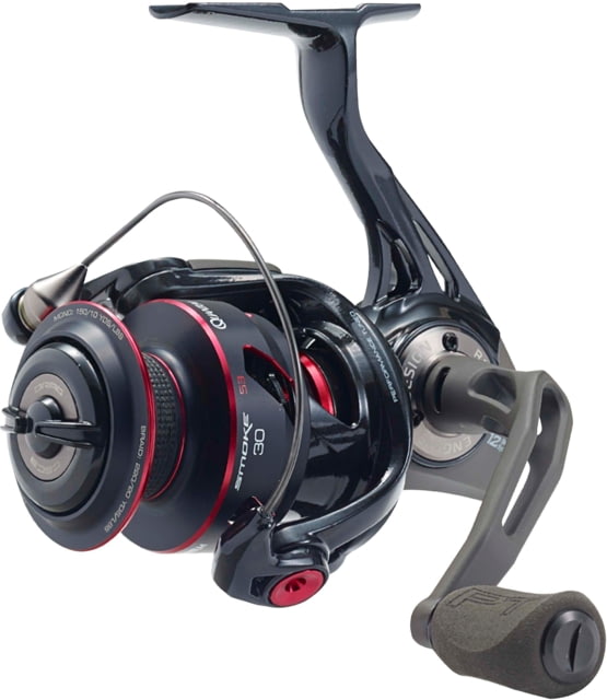 Quantum Smoke Spinning Reel 6.0-1 11+1 Ambidextrous Size 30 Black