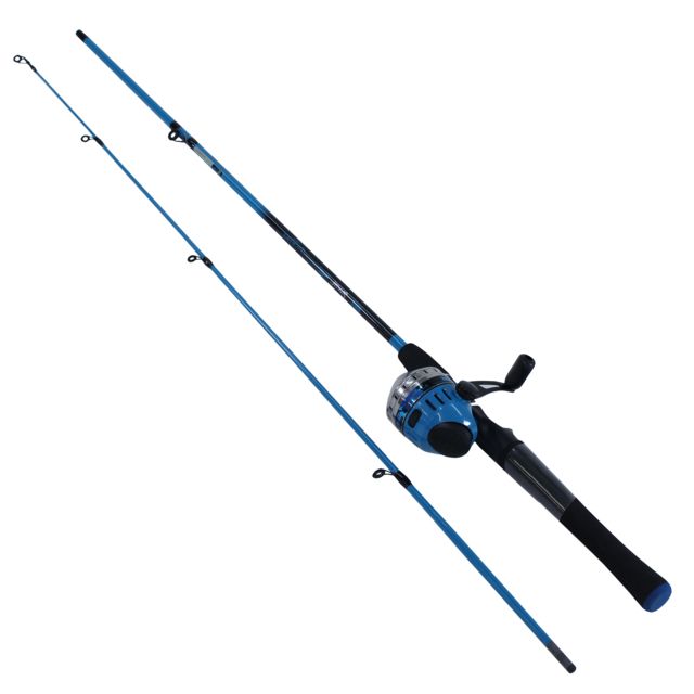 Zebco Splash Spincast Combo Rod 6ft Medium Moderate 2 Pieces Blue