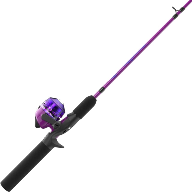 Zebco Splash Jr Spincast Spincast Combo Rod 4ft Medium-Light Moderate-Fast 2 Pieces Purple