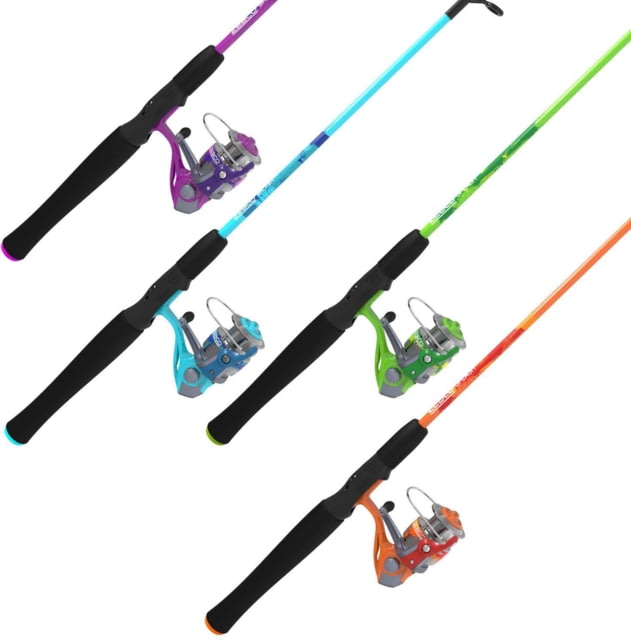 Zebco Splash Spinning Combo Medium Light 4 Color