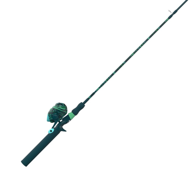 Zebco Splash Spinning Rod and Reel Combo 72 in Medium Moderate 2 pieces 4+TIP Green