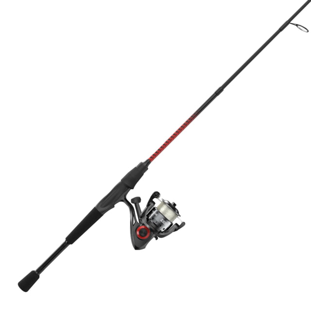 Zebco Verge Spinning Reel and Rod Combo 7ft 2-PC Pole SZ 40 Reel Changeable Righ/Left Retrieve Pre-Spooled w/ 12lb Zebco Line Black