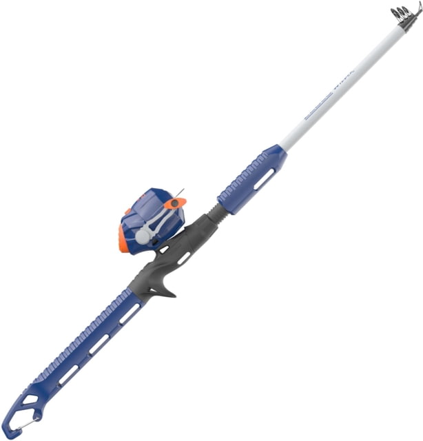 Zebco Kids Wilder Spincast Reel and Telescopic Rod Combo 23.5ines to 4ft 3in Telescopic Pole Changeable Righ/Left Retrieve Pre-Spooled w/ 6lb Cajun