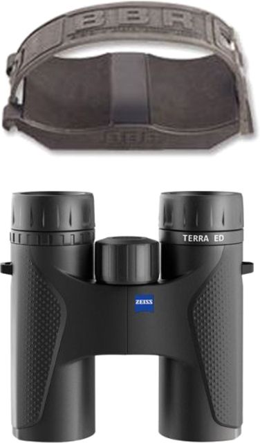 Zeiss Terra ED 10x32mm Schmidt-Pechan Binoculars w/BogPod Binocular Rest Black