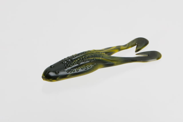 Zoom Horny Topwater Toad 5 Pack 4.25in Black-Yellow Swirl