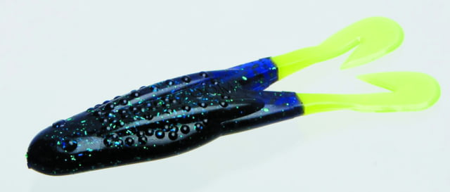 Zoom Horny Topwater Toad 5 Pack 4.25in Junebug/Chartreuse
