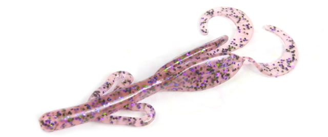 Zoom Baby Brush Hog Creature Bait 12 Pack 4in Cotton Candy