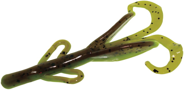Zoom Baby Brush Hog Creature Bait 12 Pack 4in Bullfrog