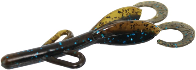 Zoom Baby Brush Hog Creature Bait 12 Pack 4in Georgia Craw