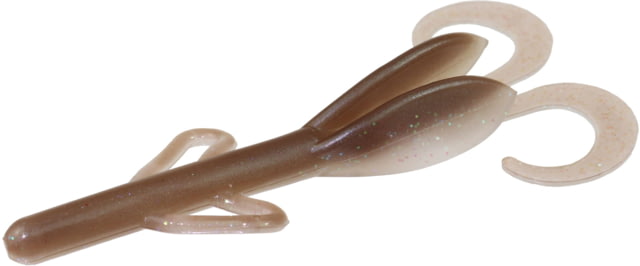 Zoom Baby Brush Hog Creature Bait 12 Pack 4in Ghost Herring